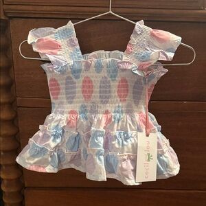 NWT Cecil & Lou Seashell Baby Bloomer Set